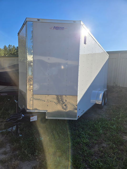 7X16 Enclosed Freedom Trailer